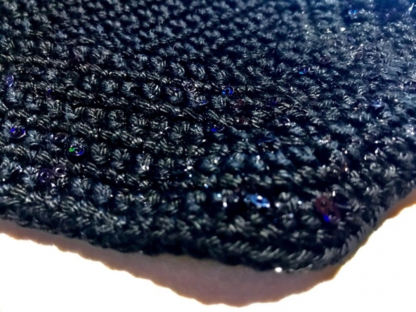 Fliegenhäubchen mit Bionenfaser, schwarz